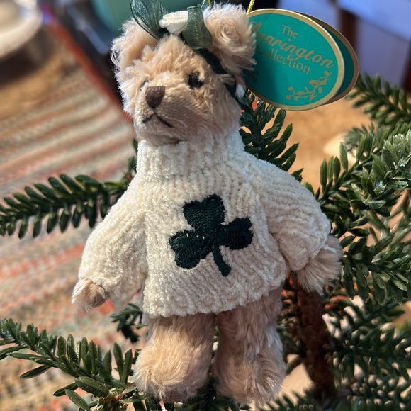 The Bearington Collection 3639 Clover Vintage NWT Plush Bear with Sweater - Picture 2 of 10
